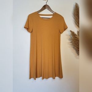 FOREVER 21 T-shirt dress orange small
